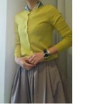韓国ファッションサイト DHOLIC のスカートコーデ 今日の服