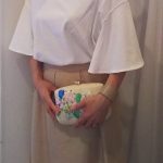 盛袖TOPSにフレアスカートのコーデ 今日の服