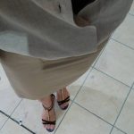 今日の服 麻のシャツ