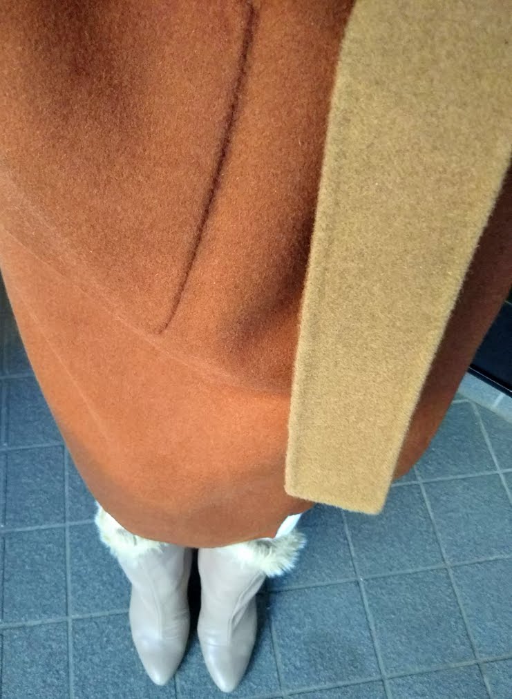 リバーシブルコートを裏返して着る日のコーデ | 50代になっても 洋服好き主婦のファッションブログ