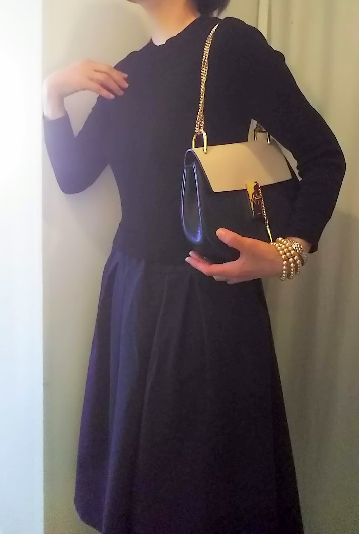 Doresuweのワンピースで お仕事 忘年会のマルチコーデ 50代になっても 洋服好き主婦のファッションブログ