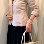 ブラウスにジャケット クラシカルにまとめるコーデ